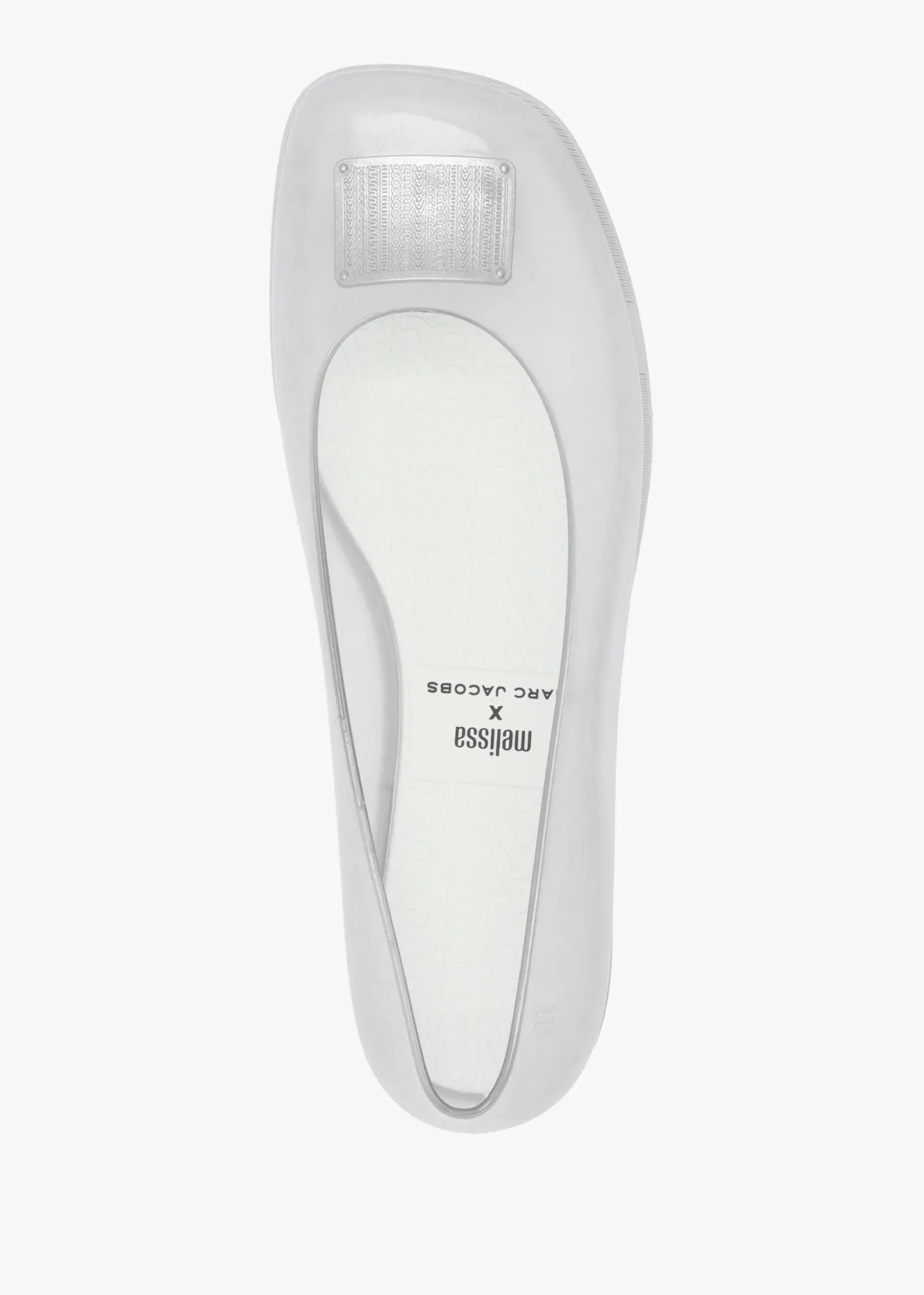 x Melissa Ruby Clear Ballet Pumps