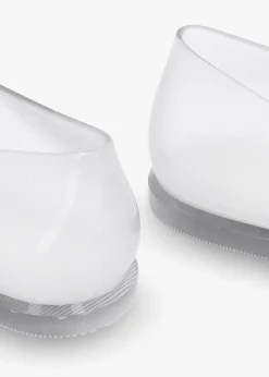 x Melissa Ruby Clear Ballet Pumps