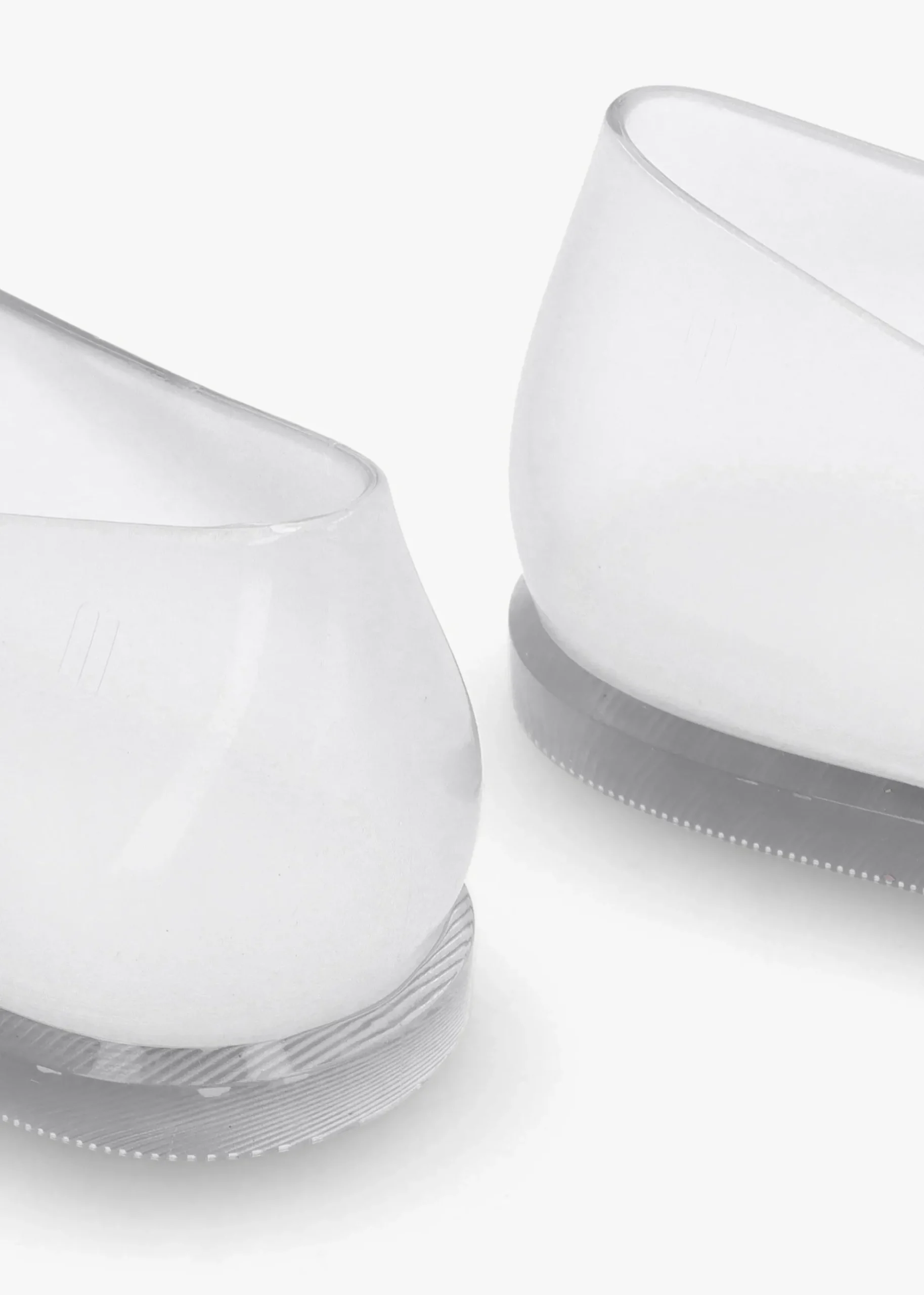 x Melissa Ruby Clear Ballet Pumps