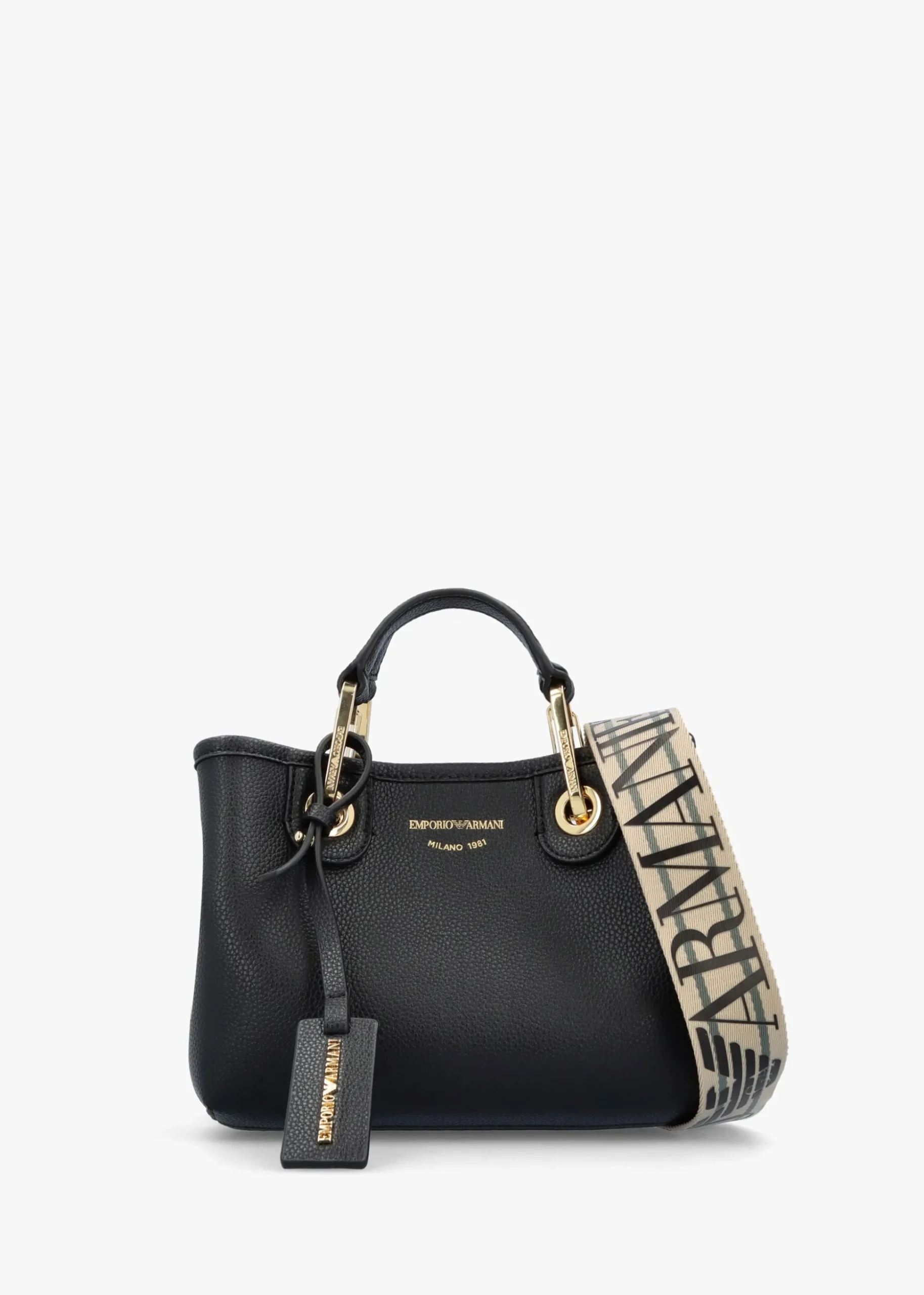 X Small Black Cross-Body Shopper Bag