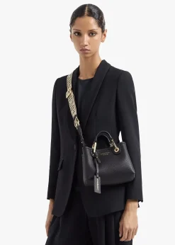 X Small Black Cross-Body Shopper Bag