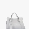 X Small Grey Cross-Body Shopper Bag