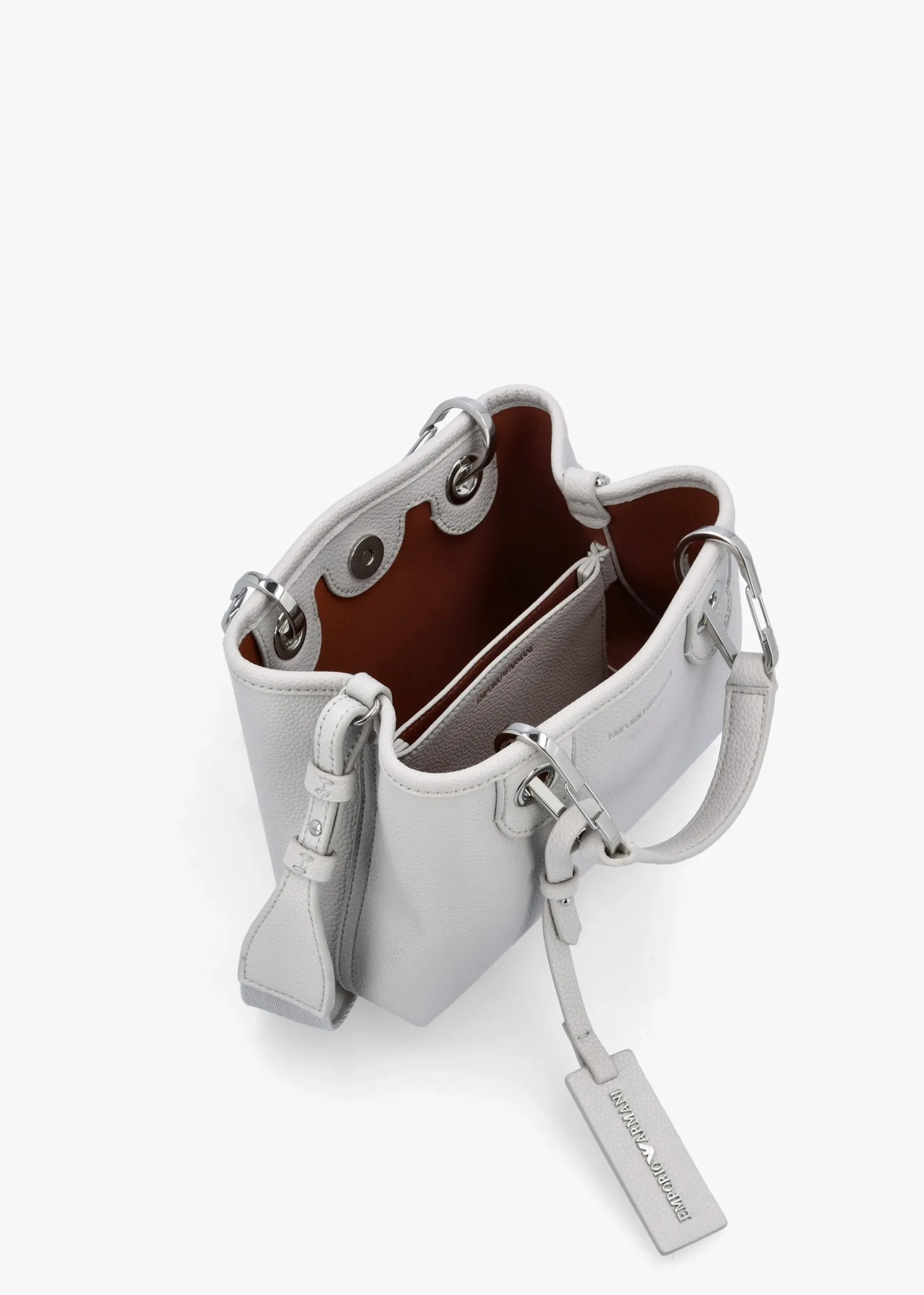 X Small Grey Cross-Body Shopper Bag