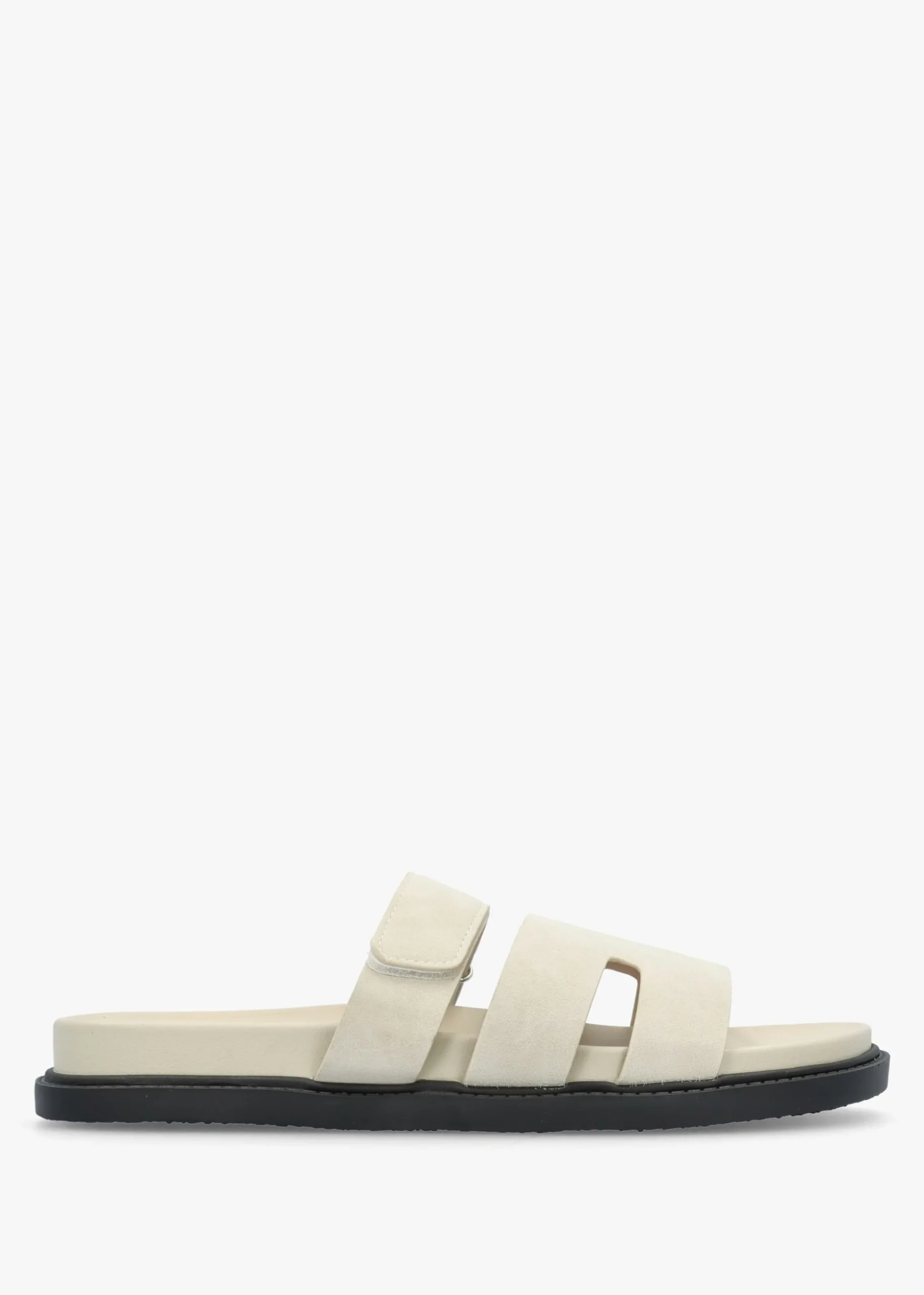 Yemmy Cream H Bar Flat Mules